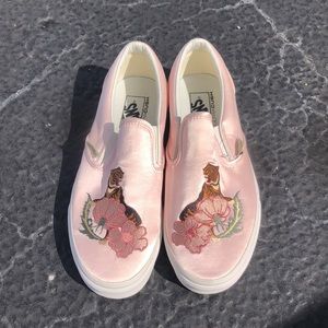BRAND NEW Vans Classic Slip On (California Souvenir) Rose